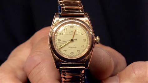 antique roadshow rolex watch video|rolex antique watch value.